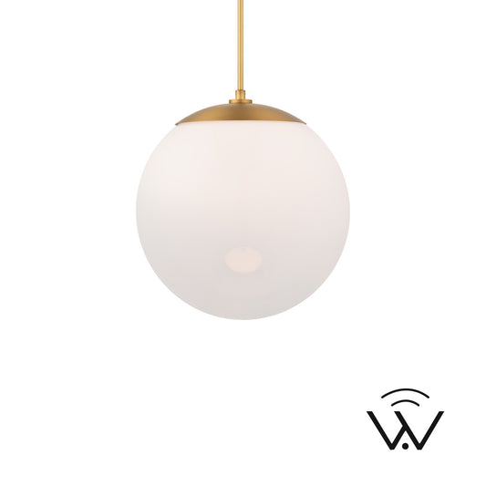 HONEYMOOONER 20IN PENDANT WAC HOME - PD418620-TWA-BK