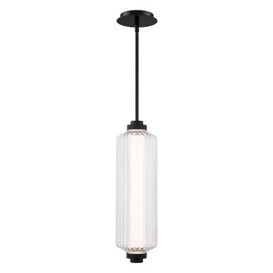 PORTOS 20in. OUTDOOR PENDANT 4CCT - PDW118620-BK