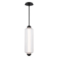 PORTOS 20in. OUTDOOR PENDANT 4CCT - PDW118620-BK
