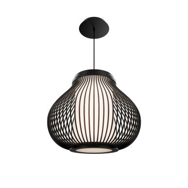 PORTOS 16in. OUTDOOR PENDANT 4CCT - PDW706616-BK
