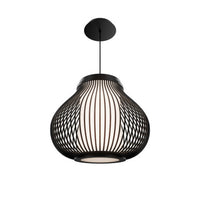 PORTOS 16in. OUTDOOR PENDANT 4CCT - PDW706616-BK