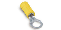 Terminal, Ring; Insulated, Extra length; 600V; 12 to 10 AWG; 5/16 in. - 10RC-516