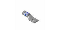 Compression Lug, Standard Barrel, 1-Hole, 6 AWG Conductor, Wrought Copper, Blue Color Code - 256-30695-422