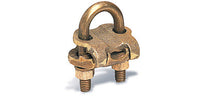 Ground Clamp, Copper, 8 to 4 AWG, 1/2 to 3/4 in., For Connecting Copper Or Copper Clad Steel Grounding Conductor To Ground Rod Or Pipe Or Rebar - GUV784