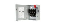 Safety Switch, 30 A, Number of Poles 3, Single Throw, Steel, 240 VAC - US2:GF321N