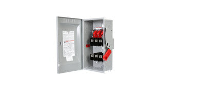 Safety Switch, 60 A, Single Throw, Lug, Steel, 600 VAC - US2:HF362N