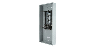Main Breaker Load Center, Convertible, 1 Phase, 3 Wire, 120/240 Volt AC, 200A, 22 kA Interrupting Rating, 40-Circuit, NEMA 1, 30' Height, With Aluminum Bus - US2:S2040B1200