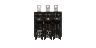 Molded-Case Circuit Breaker, Toggle Actuator, 100 A, BLH-Frame, 22 kA Capacity, 3 in. Dp, 2.3 in. Ht, Lug Line, Lug Load, Panel, 3P Pole, Lug, 240 VAC - US2:B3100H