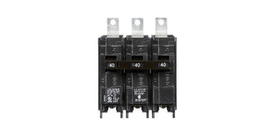 Molded-Case Circuit Breaker, Toggle Actuator, 40 A, BL-Frame, 10 kA Capacity, 4 in. Dp, 2 in. Ht, Lug Line, Lug Load, Panel, 3P Pole, Lug, 240 VAC - US2:B340