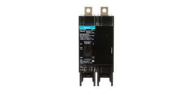 Molded-Case Circuit Breaker, Toggle Actuator, 100 A, BQD-Frame, 10 kA Capacity, 4 in. Dp, 2 in. Ht, Lug Line, Lug Load, Panel, 2P Pole, Lug, 3 in. Wd - US2:BQD2100