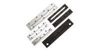 Concrete Wood Bracket, Black, Anodized Aluminum, Surface, LxWxH: 8 x 1.75 x 0.5 in. - CWB-62BK