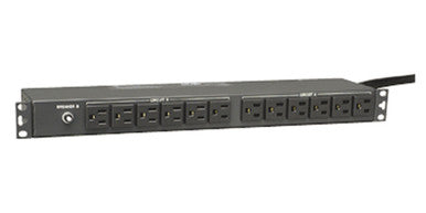 2.9kW Single-Phase 120V Basic PDU, 24 NEMA 5-15R Outlets, NEMA L5-30P Input, 15 ft. Cord, 1U Rack-Mount - PDU2430