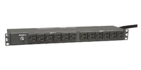 2.9kW Single-Phase 120V Basic PDU, 24 NEMA 5-15R Outlets, NEMA L5-30P Input, 15 ft. Cord, 1U Rack-Mount - PDU2430