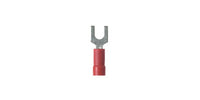Terminal, Standard Fork; Vinyl-Insulated; 600V; 22 to 18 AWG; No. 6 - PV18-6F-CY