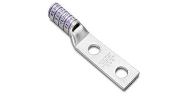 Lug, Compression; Copper; 1/2 in.; 2 Holes; 750 MCM; Black - YAZ392N