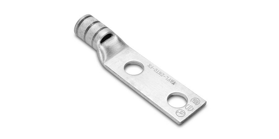 Lug, Compression; Copper; 3/8 in.; 2 Holes; Yellow - YA44L2TC38FX