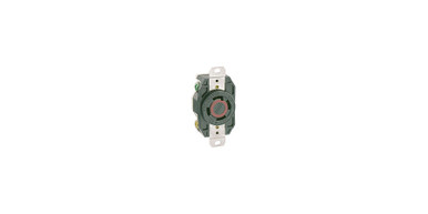 Locking Receptacle, 4 Wires, Black, 3 Poles, 30 A, Valox; Nylon; Brass; Ultramid, 480VAC - 2730
