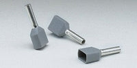 Insulated Ferrule Polypropylene Copper, Tin-Plated 20 AWG Gray - FTD76-8-D