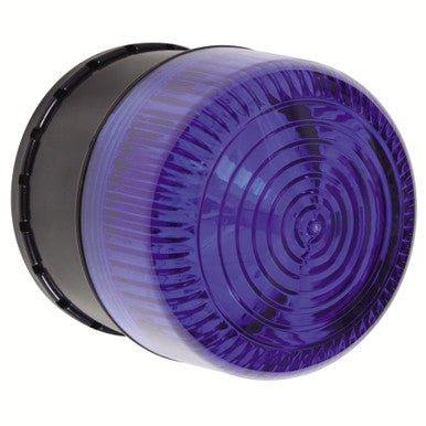 LED Siren/Strobe, 527 mA at 9 VDC, 402 mA at 24 VDC, Blue, Polycarbonate, Surface-Mount - STI-SA5500-B