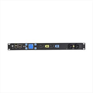Metered Input Rack PDU, 24 A, Horizontal, 1U, 12-Outlet, 1, 120 V, 10 ft., Black, 2.88 kW, WxHxD: 19 x 1.69 x 8 in., 50/60 Hz, 0 to 60 C - EMIT03-10