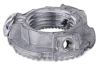 Grounding Locknut, Die-Cast Copper-Free Aluminum, 2-1/2 in. Thread, For Use With Rigid/IMC Conduit - L250GRL