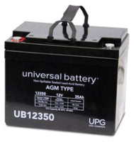 Battery, Sealed Lead Acid Battery, 12 V Output, 35 Ah Battery Capacity, 1.75 A - UB12350