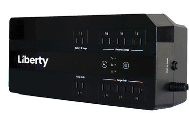 Uninterruptible Power Supply, Standby, (8) NEMA 5-15R, 95 to 140 V Input, 250 W, 450 VA - LUPS-SB450D