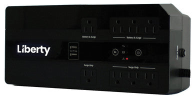 Uninterruptible Power Supply, Standby, (8) NEMA 5-15R, 95 to 140 V Input, 330 W, 600 VA - LUPS-SB600D