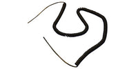Modular Coil Cable, 300V, Black, Copper, 2 Conductors, 1A - 702/2R BK032