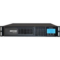 PRO-RT2U Series line-interactive racktoweroptional wallmount UPS, LCD display, 1000VA700 Watts, 120V, 8 on-battery receptacles, 2 controllable load banks of 3 outlets and 2 Always-on outlets, automatic voltage regulation, 5 min full load - PRO1000RT2