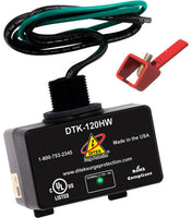 Surge Protective Device, 120 VAC, 50,000 A, 12 AWG, 10 kA - DTK-120HWLOK