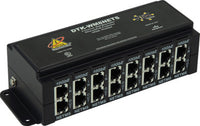 Surge Protector, < 60 V, 20 kA/Pair, Wall Mount, ABS - DTK-WM8NETS