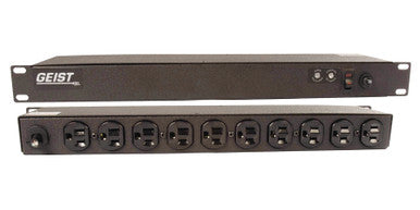 Power Distribution Unit, 120 VAC, 15 A, 10 -Outlet, Black - SP104-10