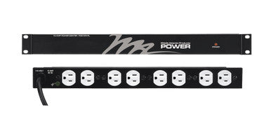 Power Strip, 120 V, 15 A, 8 -Outlet, Horizontal, 5-15P - PD-815R-PL