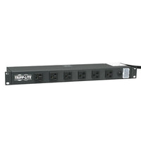 Power Strip, Black, 15 ft., 12 Outlet, 15 A, 120 VAC - RS1215-20