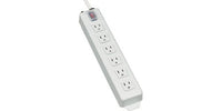 Power It! 6-Outlet Power Strip, 6-ft. Cord, Power Switch Cover, White Housing - TLM606NC