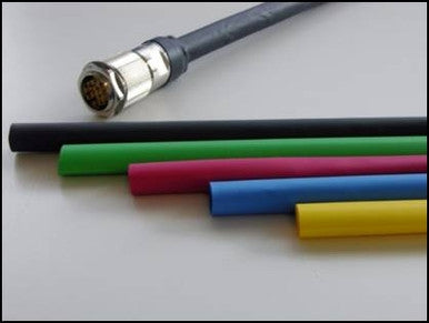 Heat Shrink Tubing, 9.5mm, 2:1, 3/4 in., Length 200 ft., Cross Linked Polyolefin, Black - B2-3/4-0-S