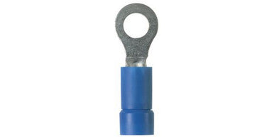 Lug, Ring; Funnel Entry; Copper; Insulated; 600V; 14 AWG; No. 10 - PV14-10R-C
