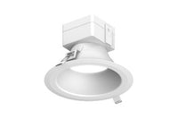 Flex 6in. Round Downlight, Switchable CCT, Switchable Lumen, 90 CRI, 0-10V and Phase Diming, 120-277V, EM Compatible, White