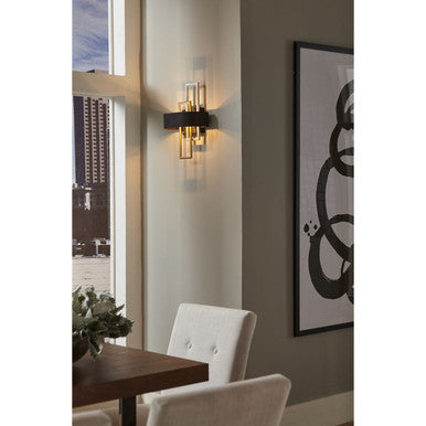 Adagio Collection Two-Light Wall Sconce - Damp Location Listed