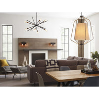 Glayse Collection Two-Light Antique Bronze Clear Glass Luxe Bath Vanity Light - Damp Location Listed