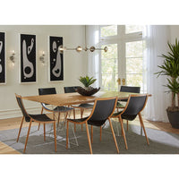 Atwell Collection Four-Light Brushed Nickel Mid-Century Modern Island Light with Clear Glass Shade - Dry Location Listed