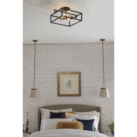 Blakely Collection Two-Light Semi-Flush Convertible - Dry Location Listed
