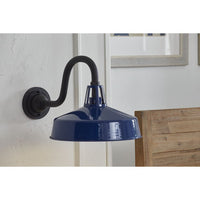 Cedar Springs Collection Navy One-Light Farmhouse Extra Large Wall Lantern - Wet Location Listed