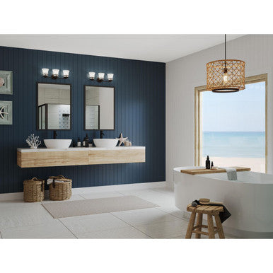 Cascadia Collection Three-Light Bath & Vanity - Damp Location Listed - Model P2148-20