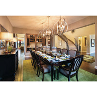 Equinox Collection Six-Light Foyer Pendant - Dry Location Listed - P3889-126