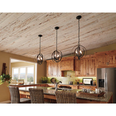 Equinox Collection Four-Light Foyer Pendant - Dry Location Listed