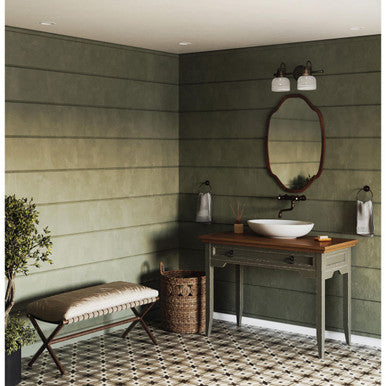 Archie Collection Two-Light Venetian Bronze Clear Double Prismatic Glass Coastal Bath Vanity Light - Damp Location Listed