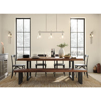 Saffert Collection One-Light New Traditional Brushed Nickel Clear Glass Wall Light - Damp Location Listed