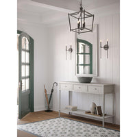 Parkhurst Collection Black Four-Light Foyer - Dry Location Listed